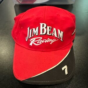 Racing Red and Black Cap